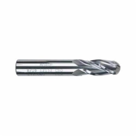 End Mill, Ball Nose Center Cutting Regular Length Single End, Series 5965T, 6 Mm Diameter Cutter, 6